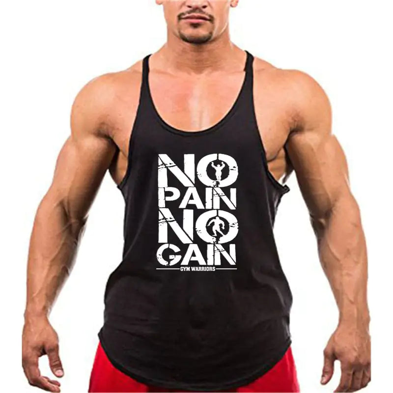 Men's Stringer Tank Top for Gym by the Brand, Bodybuilding Clothing