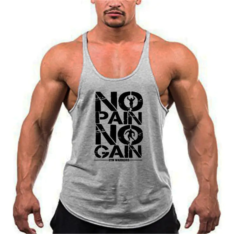 Men's Stringer Tank Top for Gym by the Brand, Bodybuilding Clothing