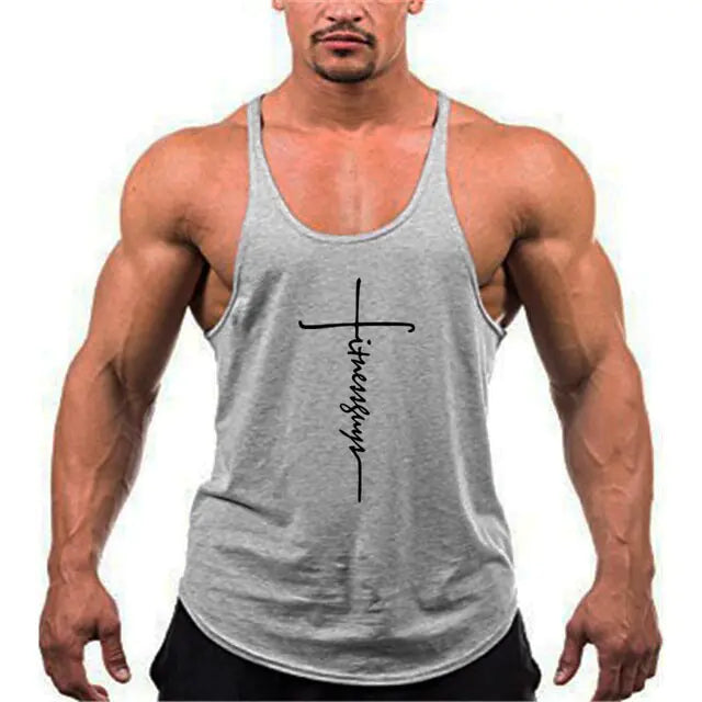 Men's Stringer Tank Top for Gym by the Brand, Bodybuilding Clothing